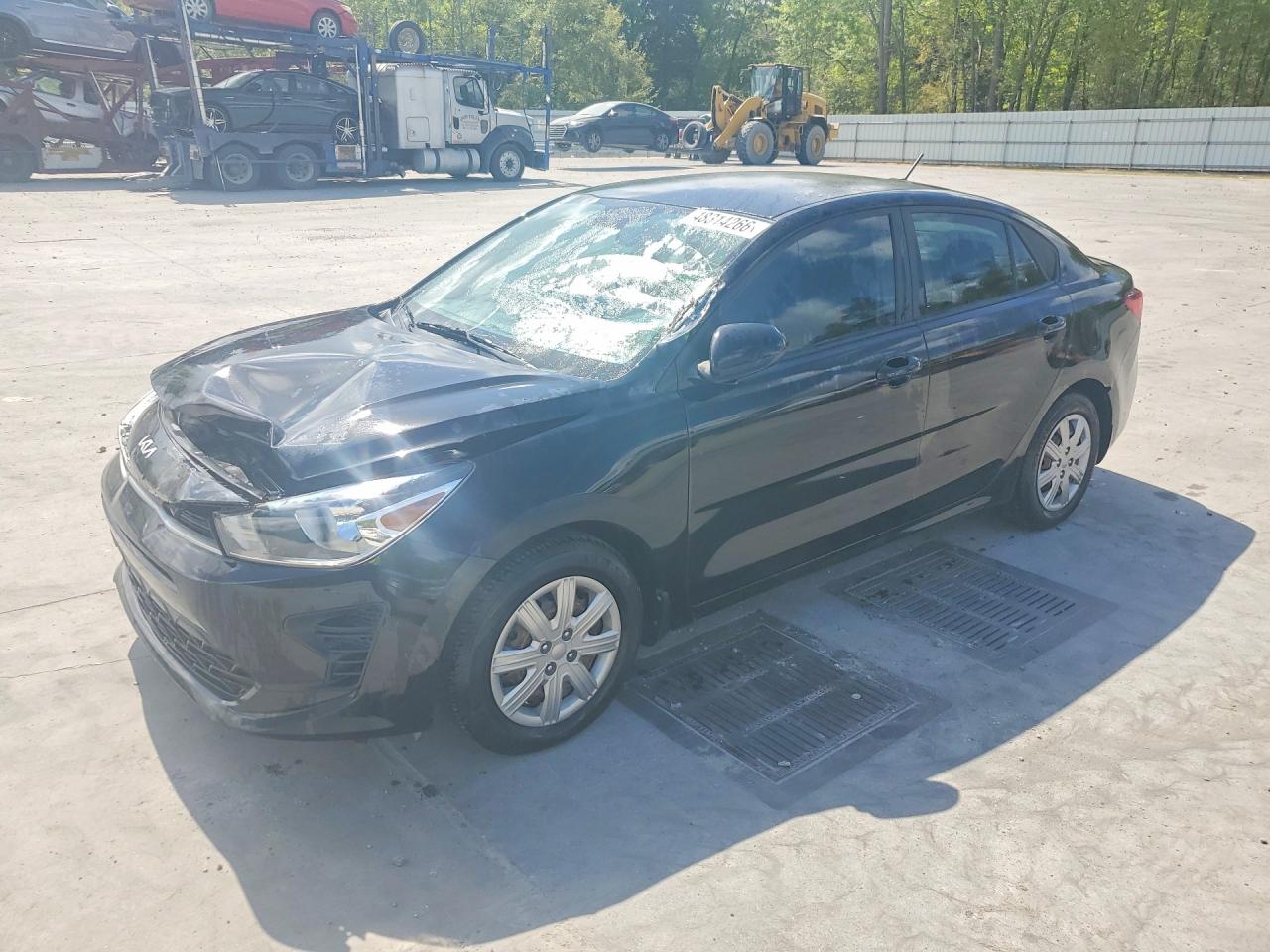 2023 Kia Rio LX, VIN 3KPA24AD5PE518663 — Front end