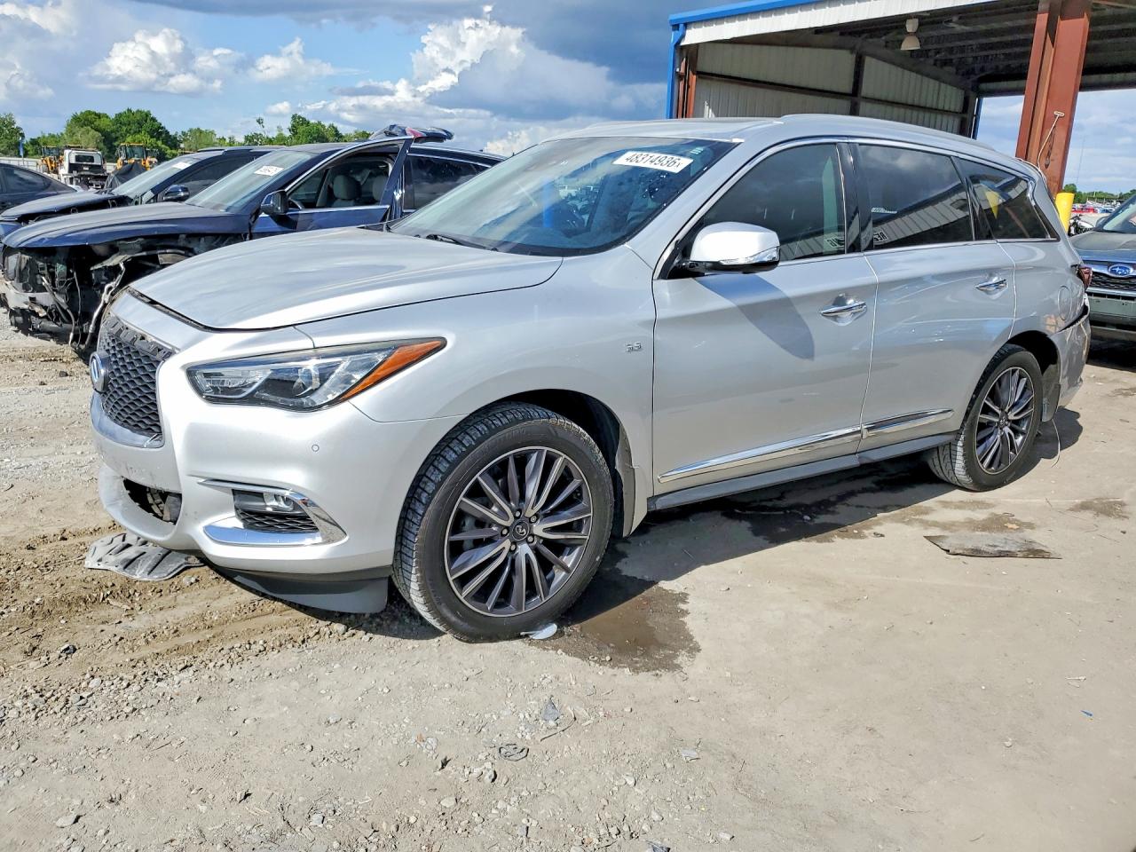 2019 Infiniti QX60 Luxe, VIN 5N1DL0MN6KC505035 — Rear end