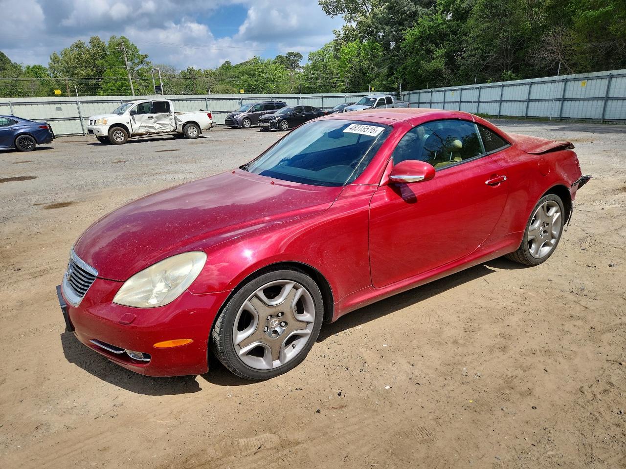 2008 Lexus SC 430, VIN JTHFN45Y689017747 — Rear end