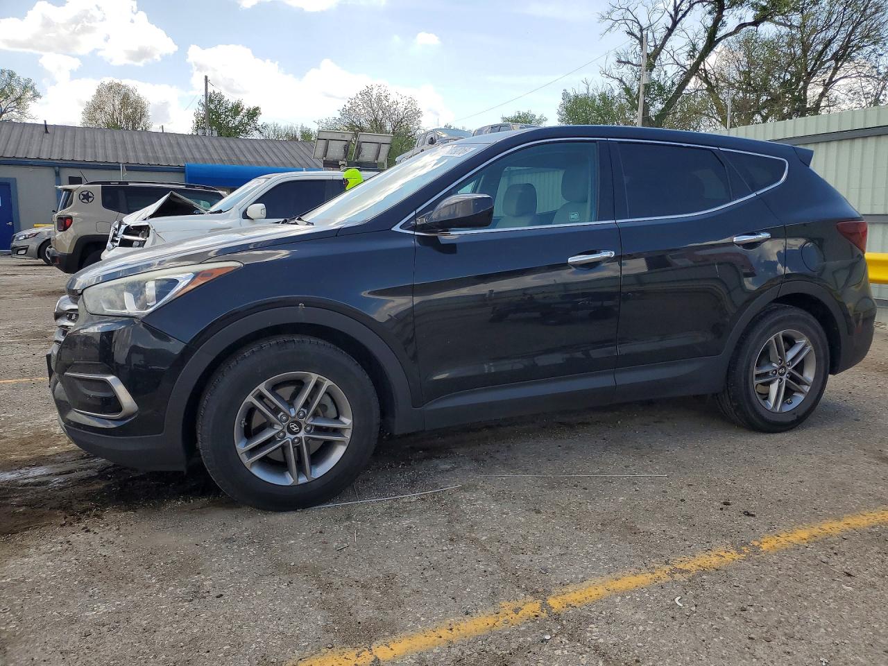 2017 Hyundai Santa Fe 2.4L, VIN 5NMZTDLB4HH041438 — Hail