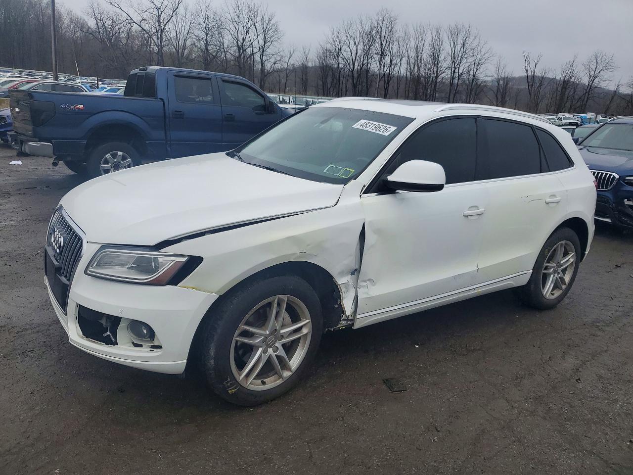 2014 Audi Q5 Premium Plus, VIN WA1LFAFP4EA027090 — Front end