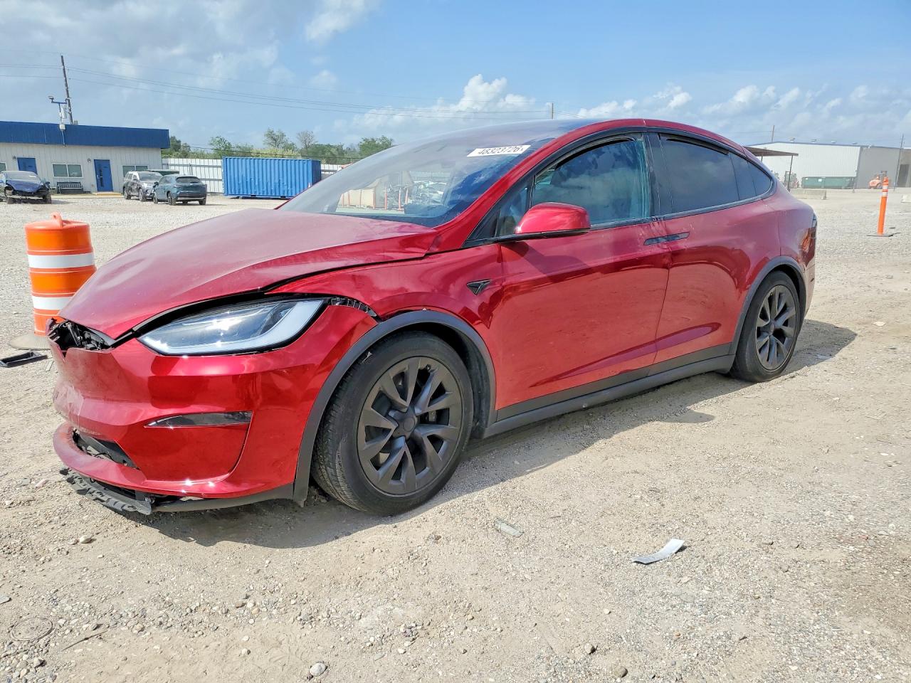 2024 Tesla Model X, VIN 7SAXCAE5XRF459733 — Front end
