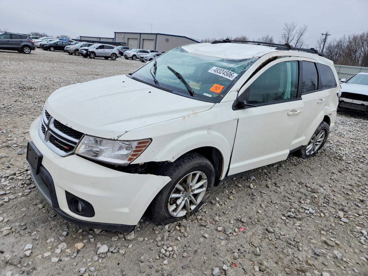 2015 Dodge Journey SXT, VIN 3C4PDCCG4FT516208 — Опрокидывание