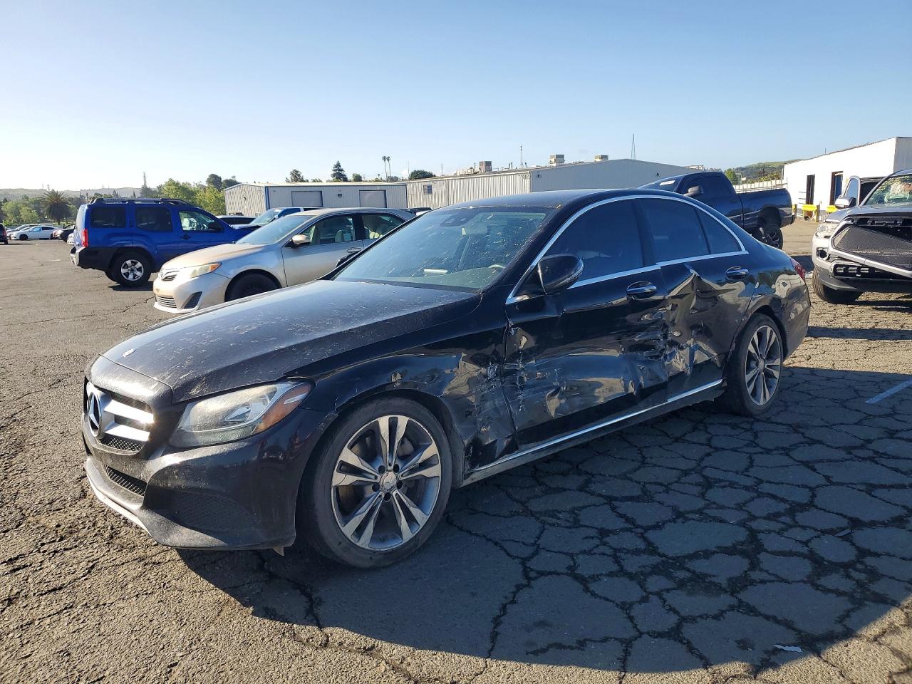 2016 Mercedes-Benz C 300, VIN 55SWF4JB2GU132879 — Auction photo