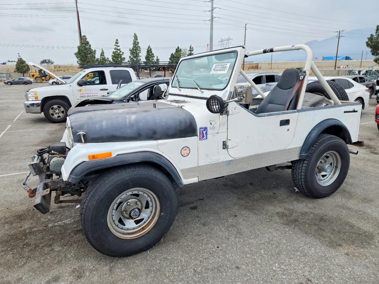 1984 Jeep CJ, VIN 1JCCM87E1ET005505 — Обычный износ