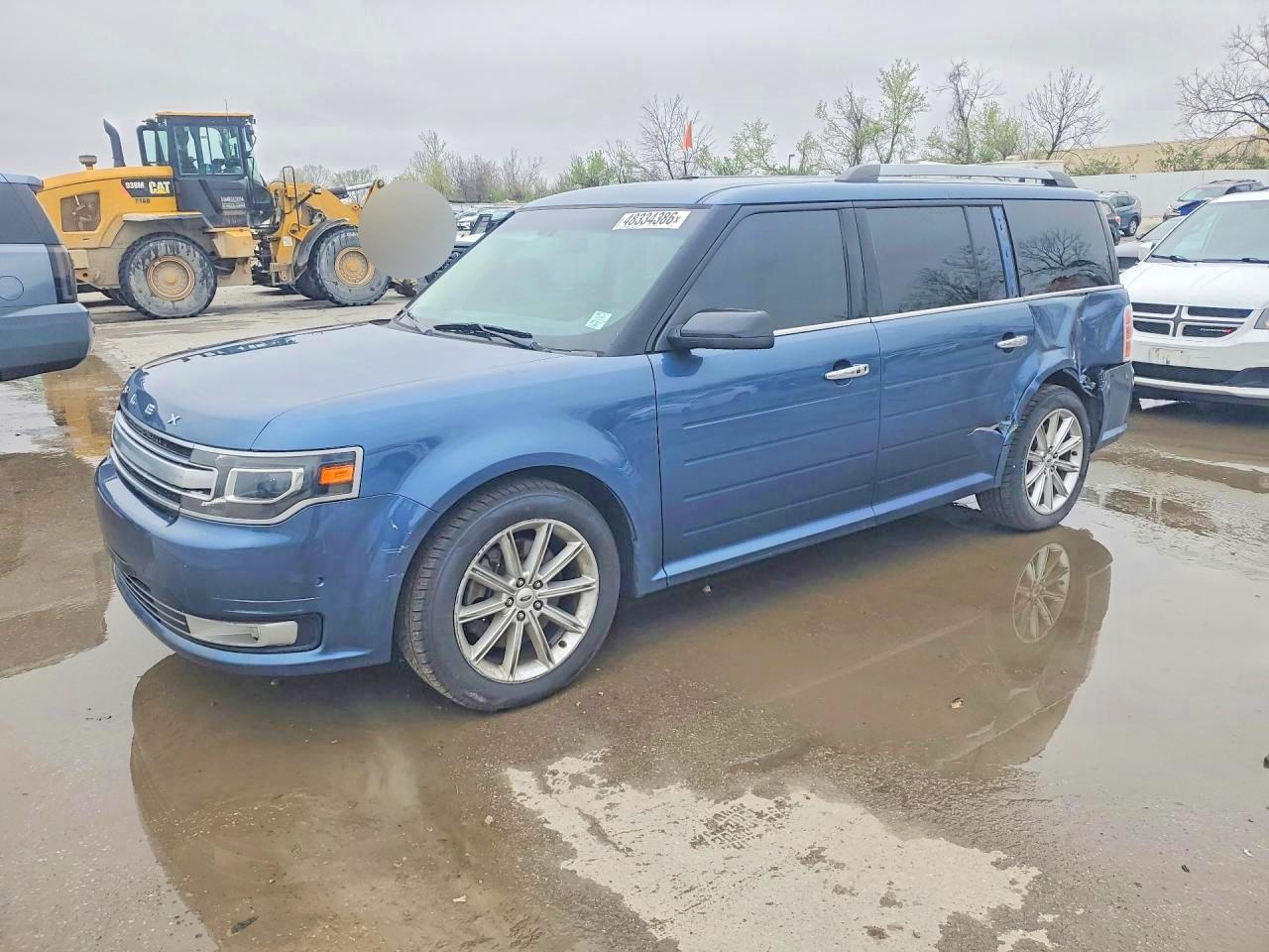 2019 Ford Flex Limited, VIN 2FMHK6D80KBA02232 — Rear end