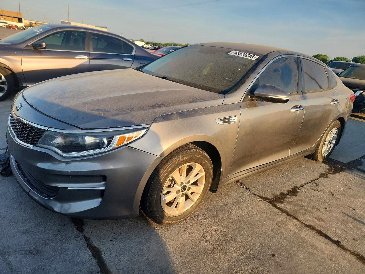 2017 Kia Optima LX, VIN 5XXGT4L3XHG173120 — Vandalism