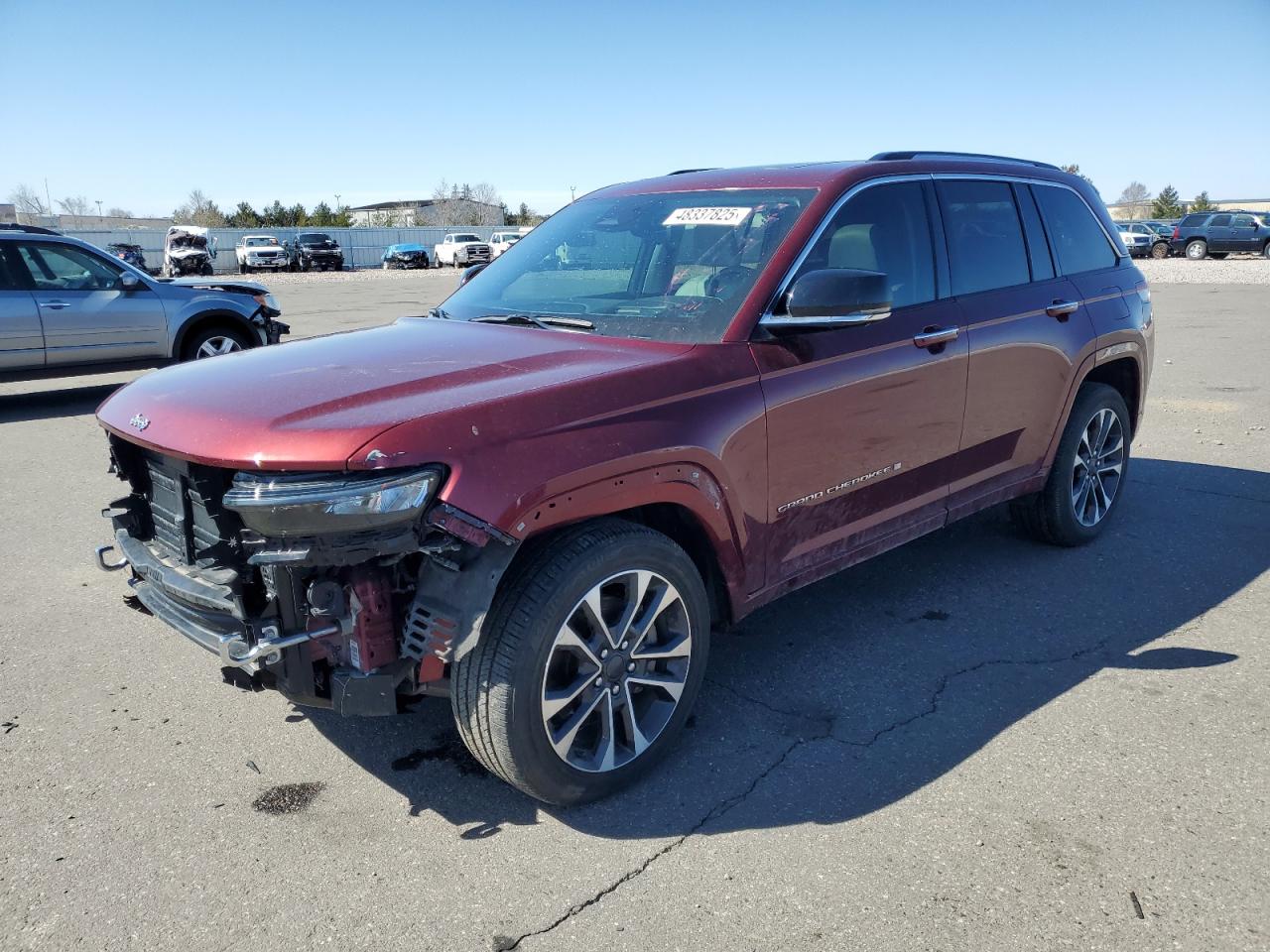 2022 Jeep Grand Cherokee Overland, VIN 1C4RJHDT9N8597312 — Undercarriage