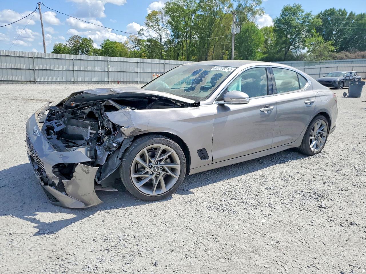 2022 Genesis G70 2.0T, VIN KMTG34TA5NU094671 — Front end