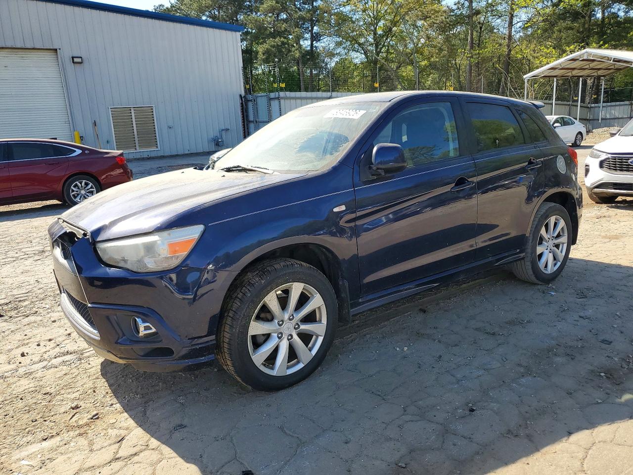 2012 Mitsubishi Outlander SE, VIN JA4AP4AU0CZ004357 — Front end
