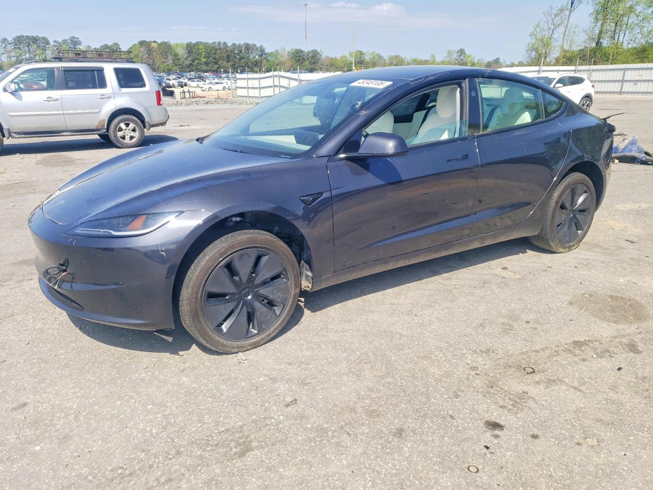 2024 Tesla Model 3 Long Range, VIN 5YJ3E1EB6RF815767 — Stripped