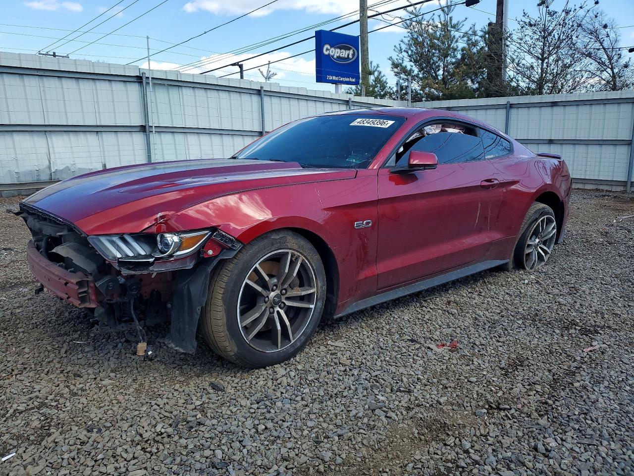 2016 Ford Mustang GT Premium, VIN 1FA6P8CF8G5215911 — Front end