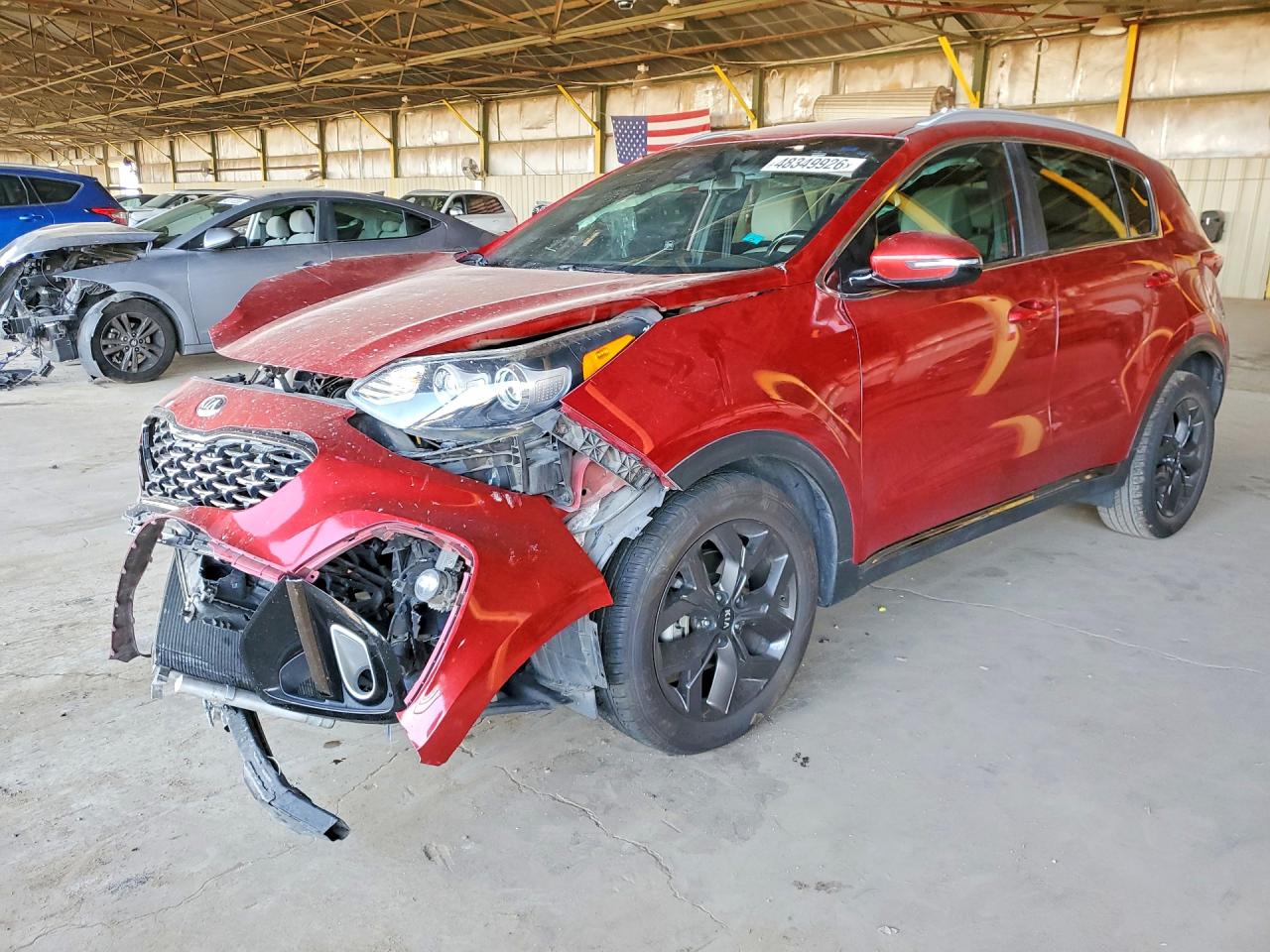2020 Kia Sportage S, VIN KNDP63AC5L7716086 — Front end