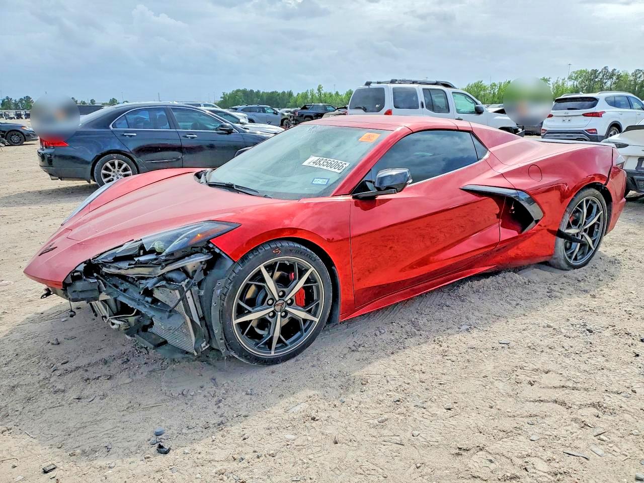 2022 Chevrolet Corvette 3LT, VIN 1G1YC3D40N5123292 — Front end