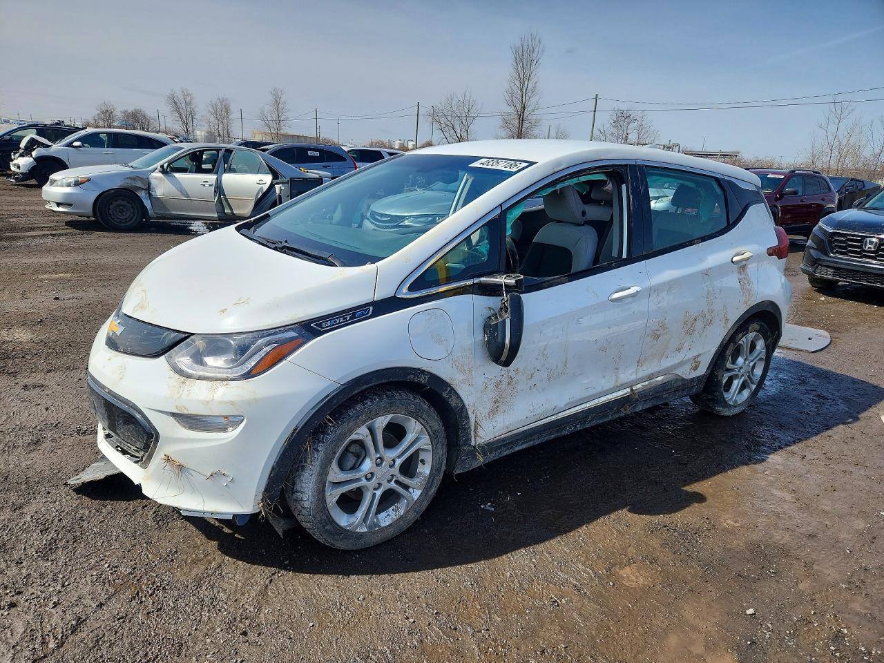 2019 Chevrolet Bolt EV LT, VIN 1G1FY6S07K4143129 — Rear end