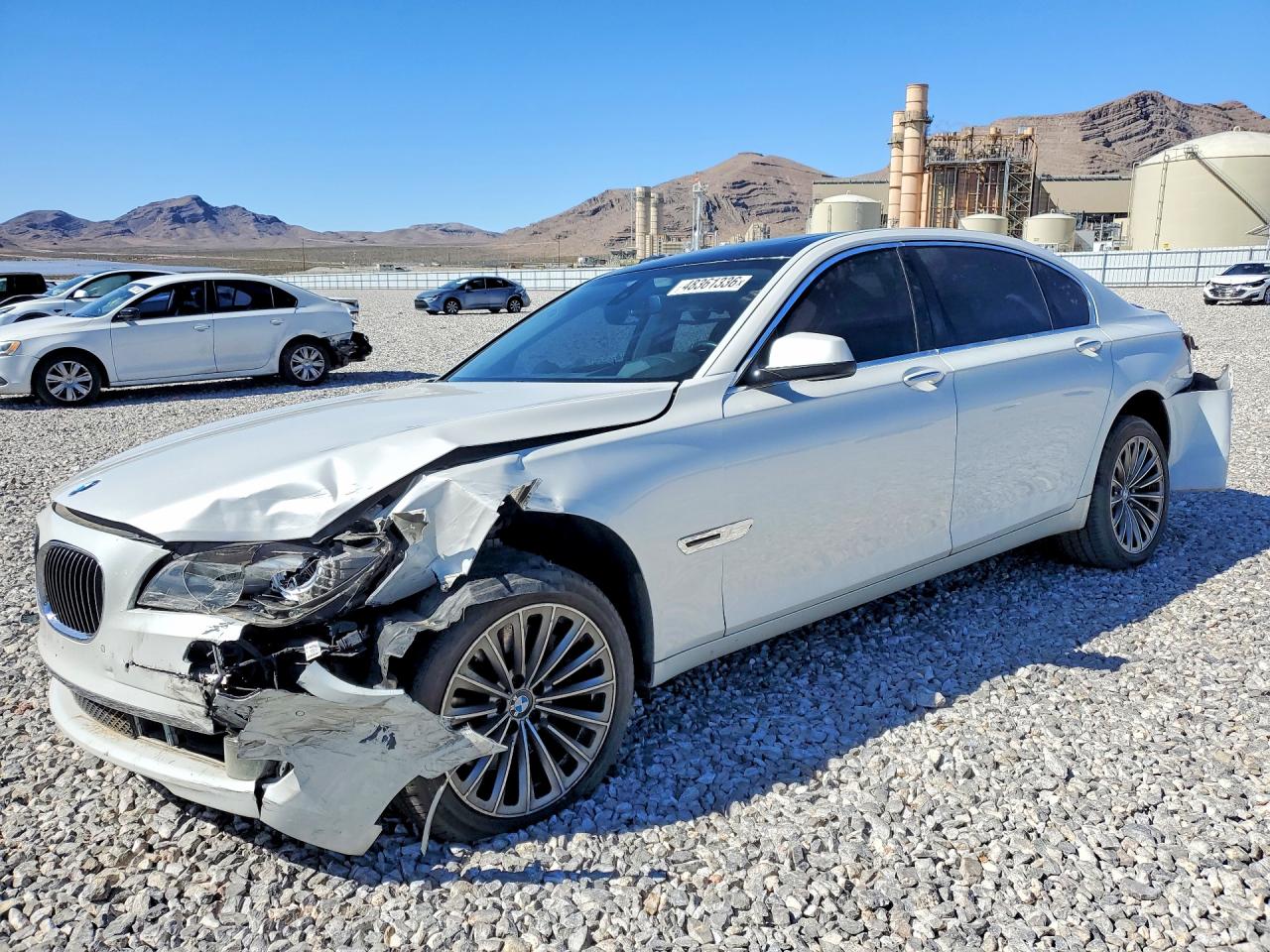2011 BMW 7 Series 750Li, VIN WBAKB8C5XBCY66957 — Front end