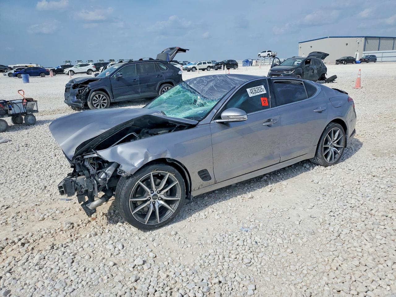 2023 Genesis G70 2.0T, VIN KMTG34TA5PU122763 — All over