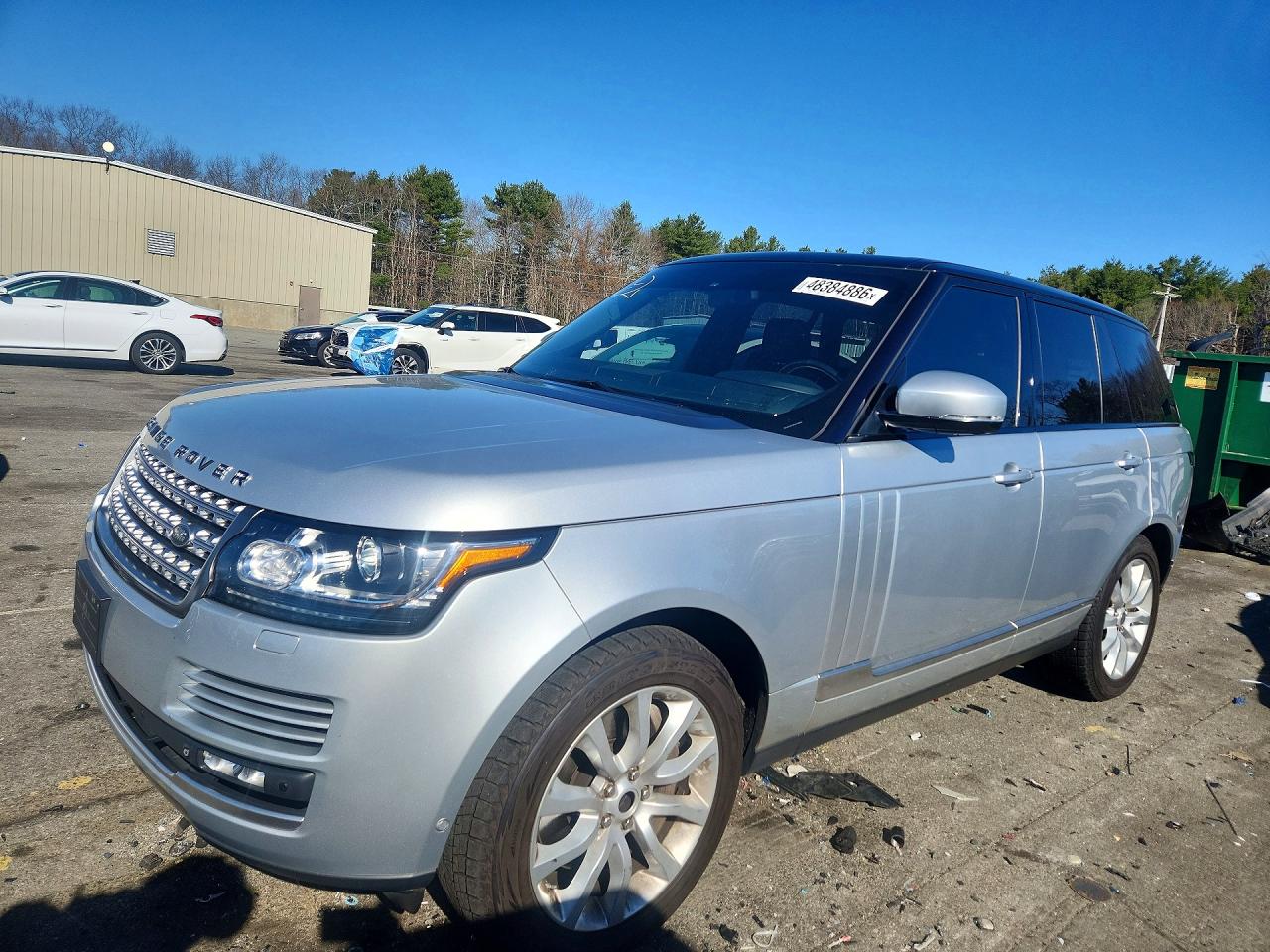 2014 Land Rover Range Rover Supercharged, VIN SALGS2EF4EA150883 — Water / flood