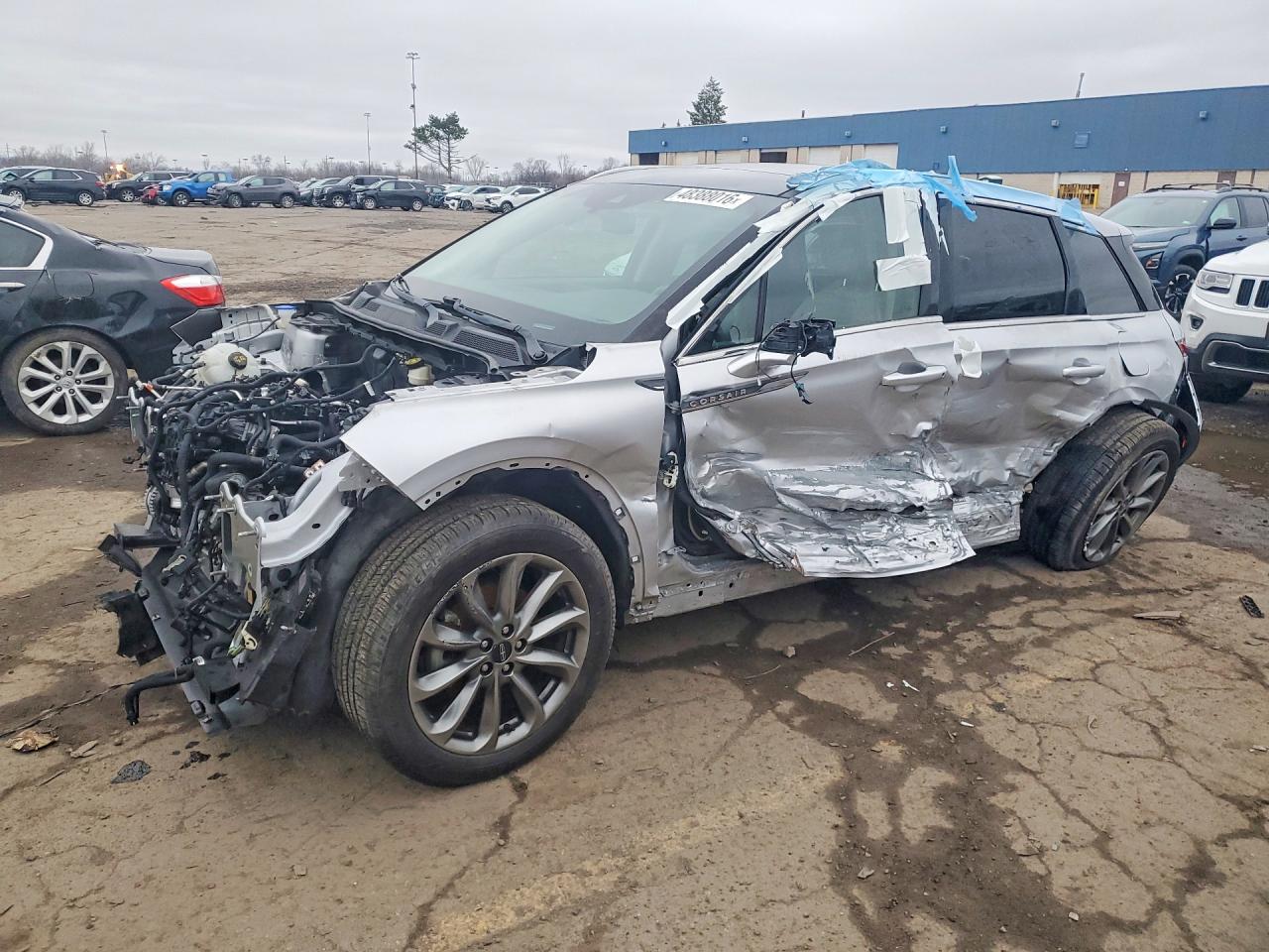 2020 Lincoln Corsair Standard, VIN 5LMCJ1C93LUL01524 — Stripped