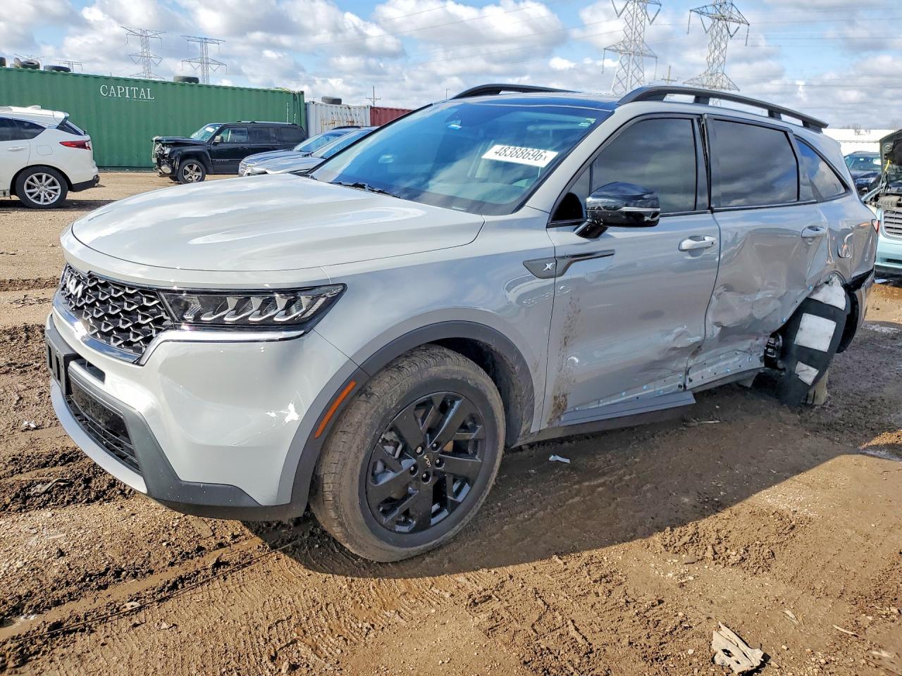2022 Kia Sorento X-Line S, VIN 5XYRLDLC1NG140703 — Side