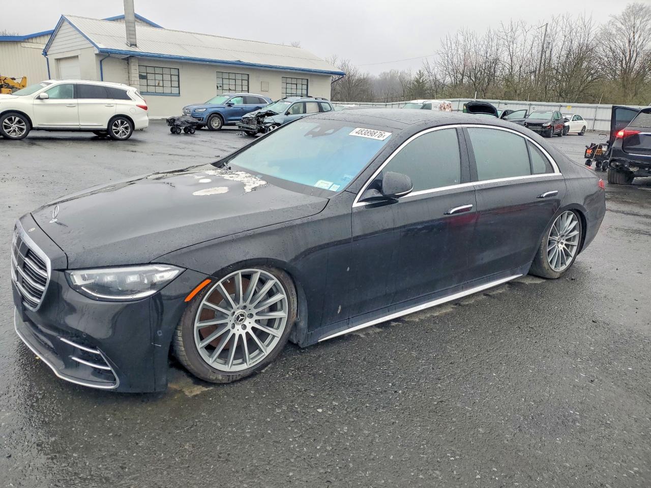 2022 Mercedes-Benz S 580, VIN W1K6G7GB8NA126331 — Burn