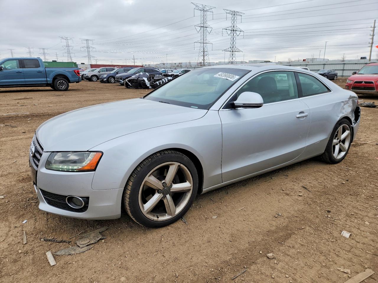 2008 Audi A5, VIN WAUDK78T08A023929 — Зад