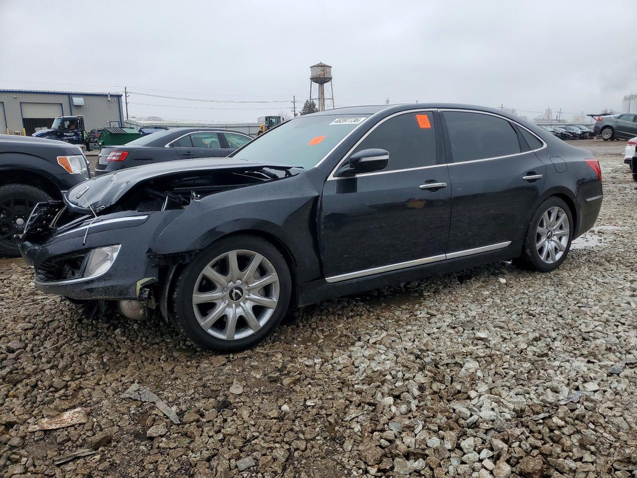 2012 Hyundai Equus Signature, VIN KMHGH4JH2CU054119 — Front end