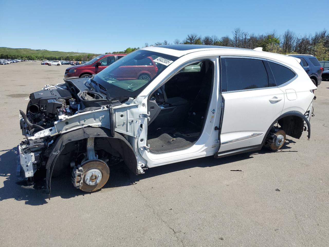 2023 Acura MDX, VIN 5J8YE1H35PL026905 — Stripped