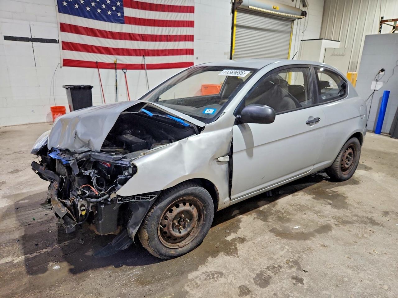 2010 Hyundai Accent GS, VIN KMHCM3AC8AU164520 — Front end