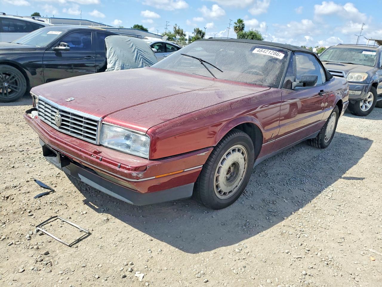 1989 Cadillac Allante, VIN 1G6VR318XKU102387 — Front end