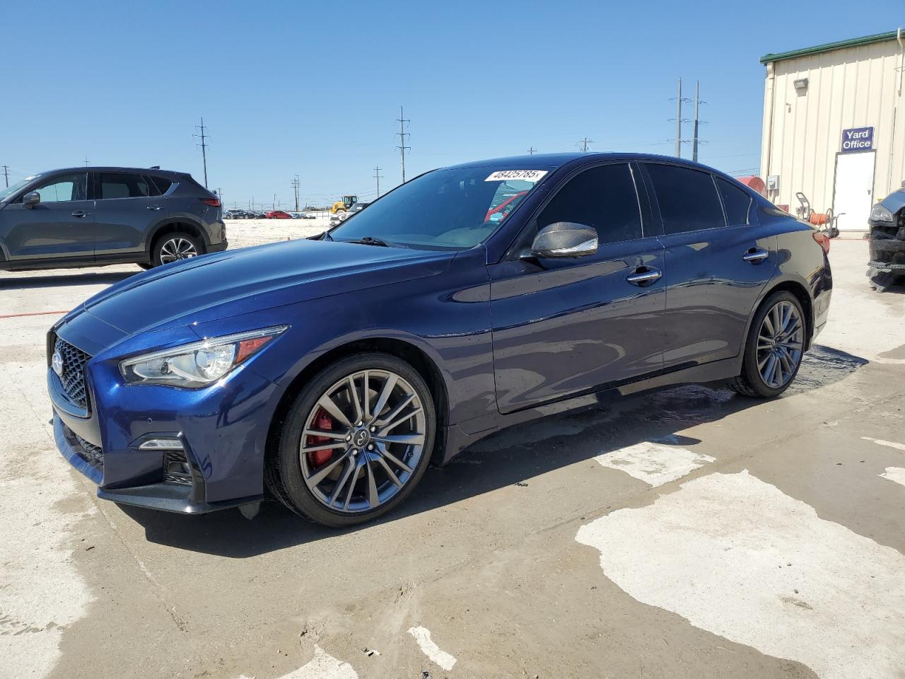 2021 Infiniti Q50 Red Sport 400, VIN JN1FV7DRXMM880610 — Missing or altered VIN