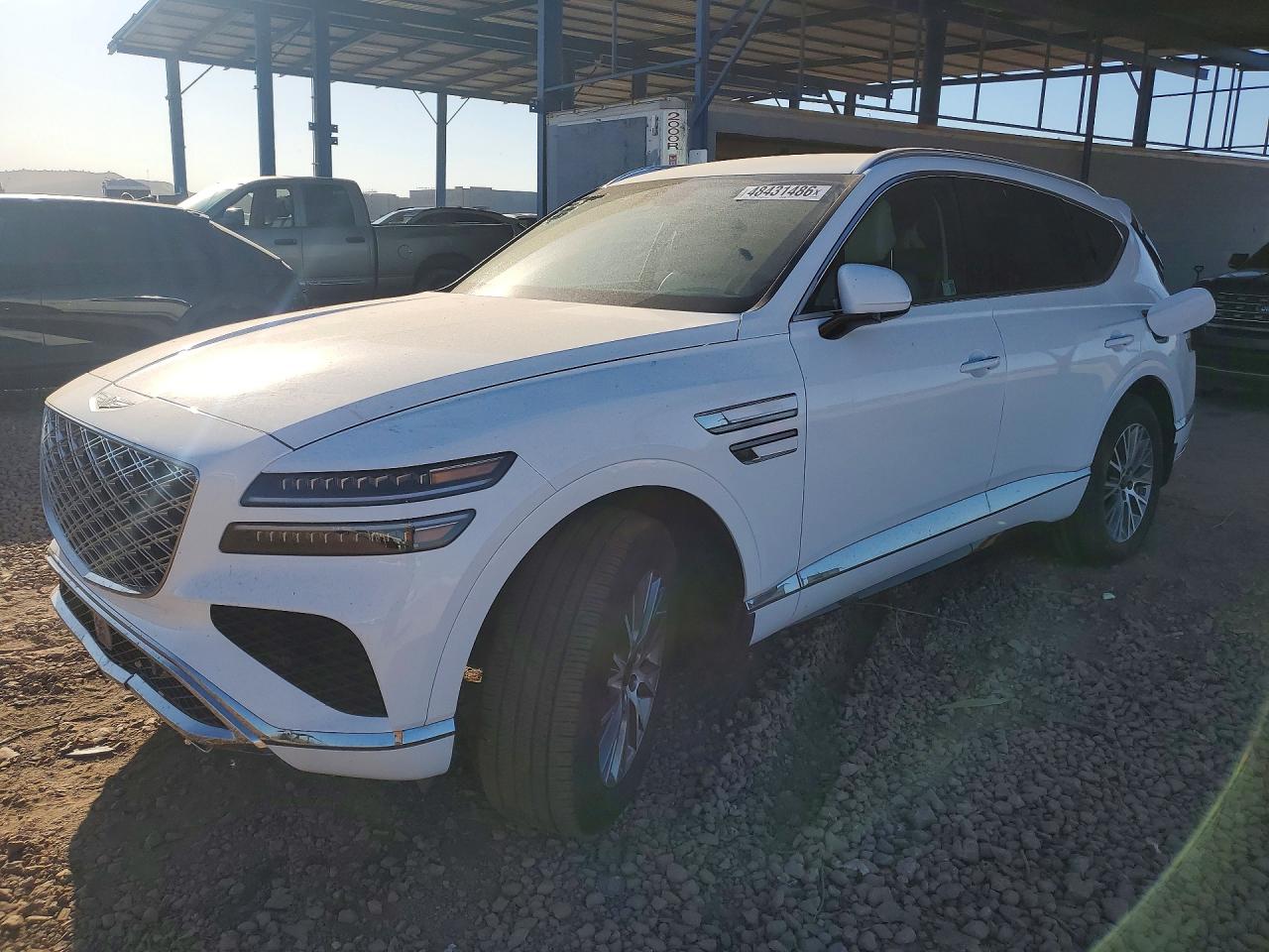 2025 Genesis GV80 Standard, VIN KMUHFESB6SU257296 — Rear end
