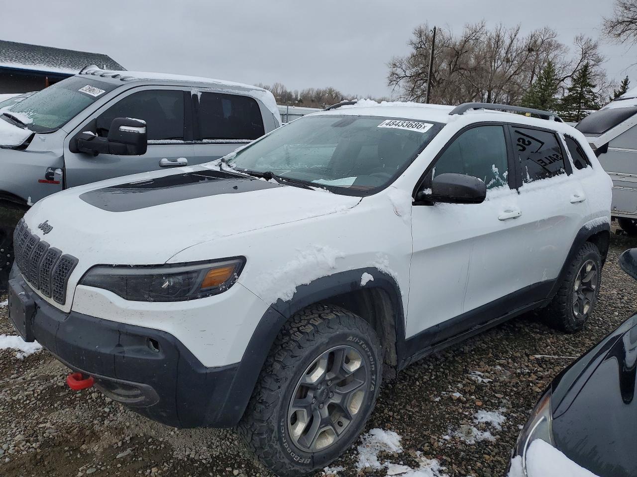 2019 Jeep Cherokee Trailhawk, VIN 1C4PJMBN3KD400819 — Auction photo