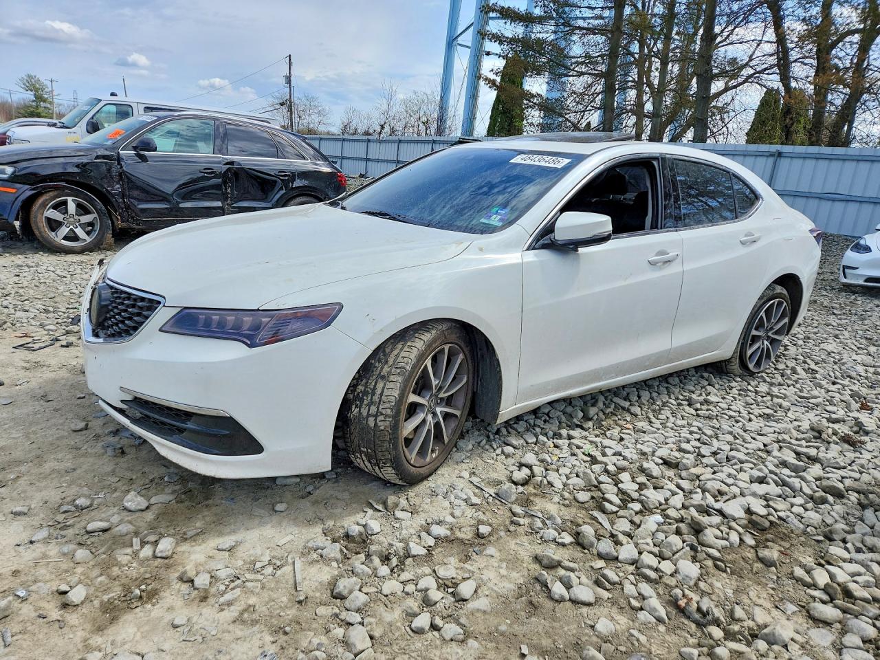 2017 Acura TLX V6 w/Technology Pkg, VIN 19UUB3F50HA003231 — Front end