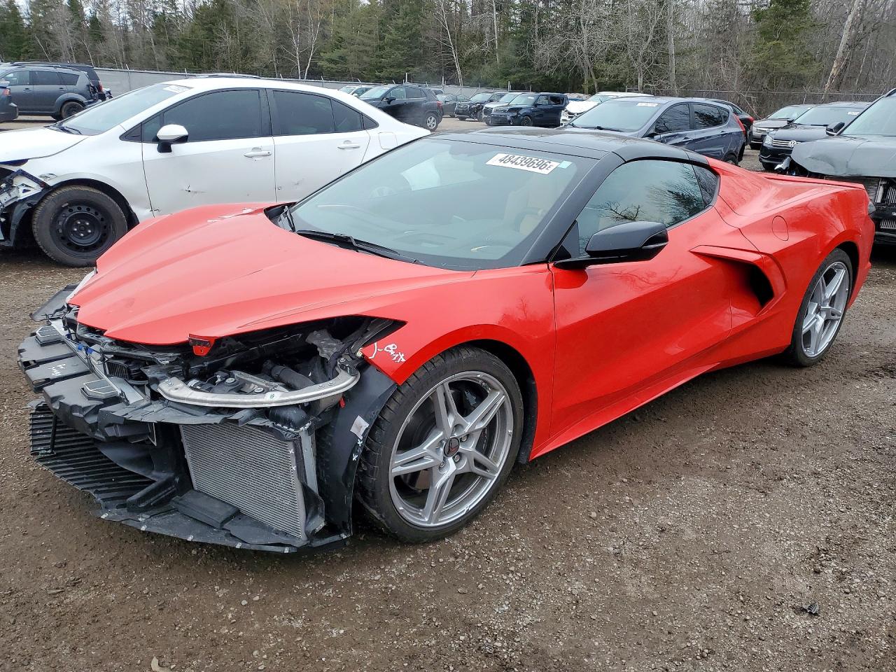 2022 Chevrolet Corvette 2LT, VIN 1G1YB2D47N5121620 — Front end