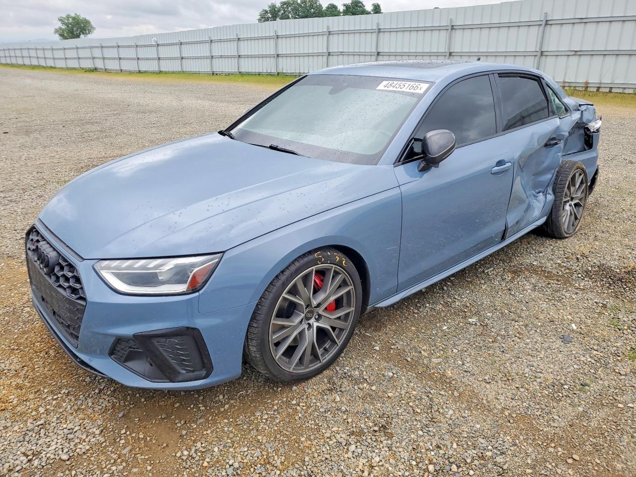2022 Audi S4 Premium Plus, VIN WAUB4AF46NA036271 — Rear end
