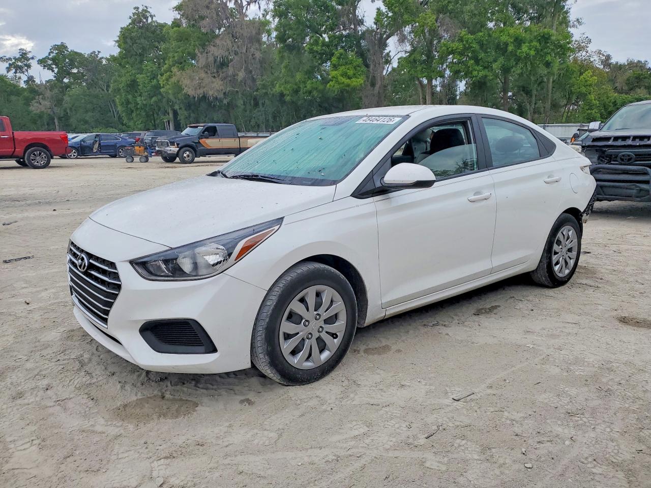 2022 Hyundai Accent SE, VIN 3KPC24A67NE170260 — Rear end