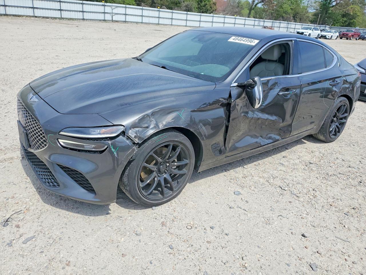 2022 Genesis G70 2.0T, VIN KMTG34TA0NU099602 — Front end