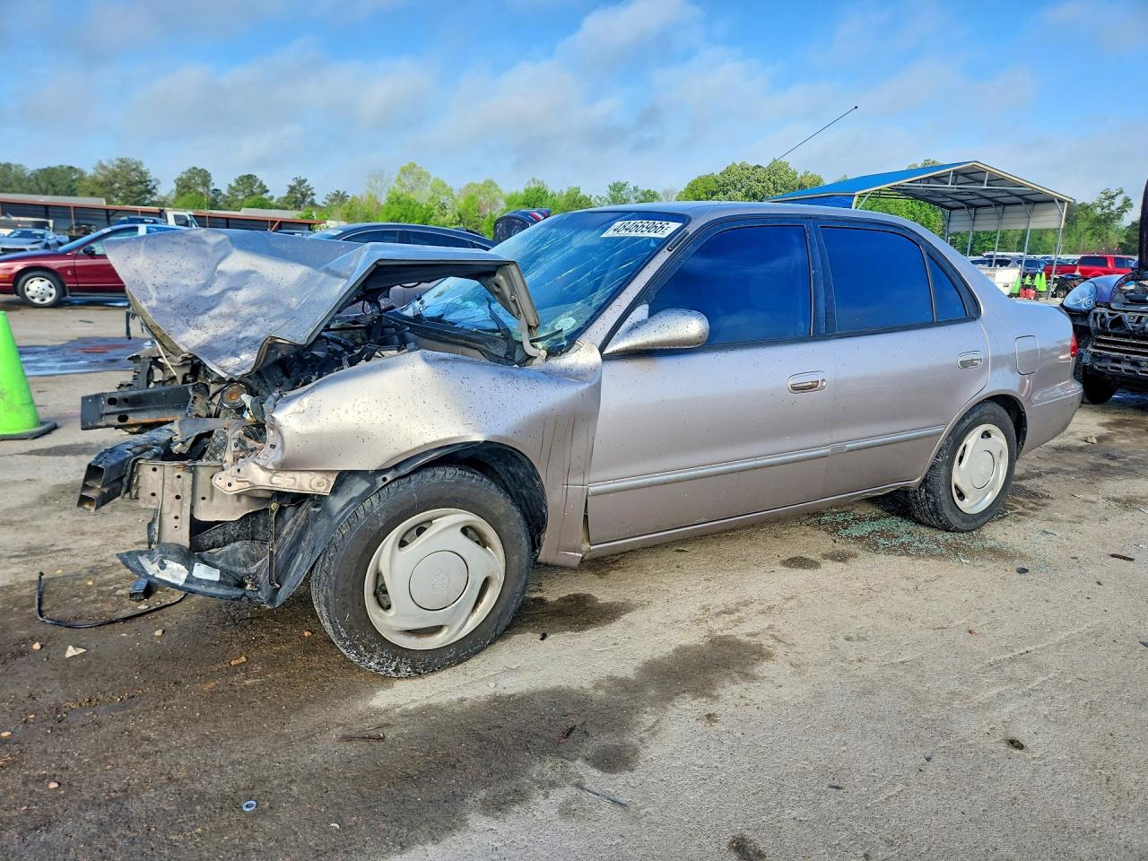1998 Toyota Corolla LE, VIN 2T1BR18E4WC003602 — Перед