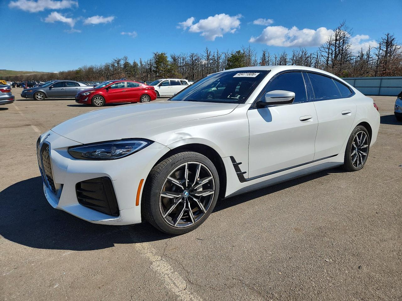 2022 BMW i4 eDrive40, VIN WBY73AW01NFM89305 — Front end