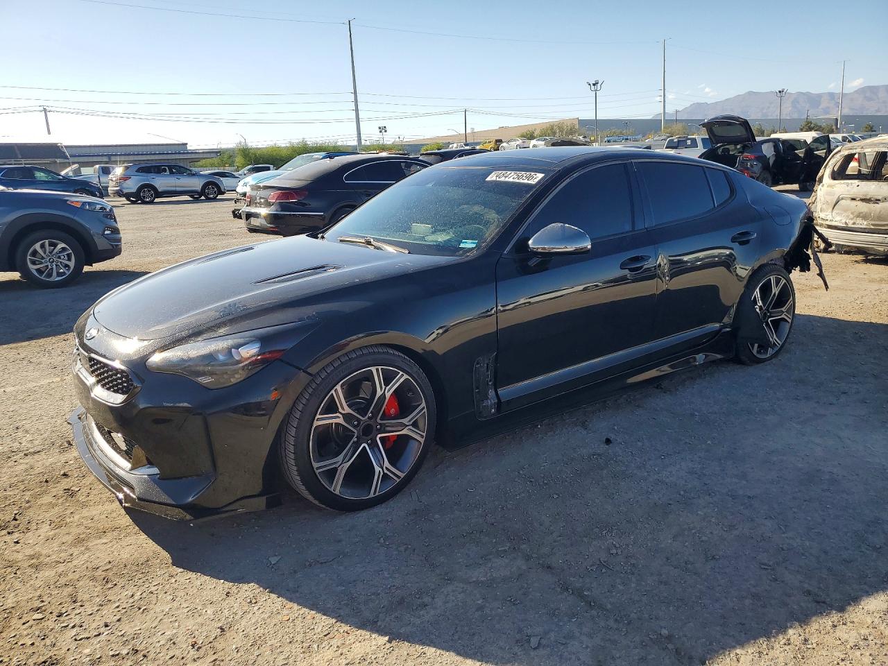 2018 Kia Stinger GT2, VIN KNAE55LC4J6016756 — Rear end