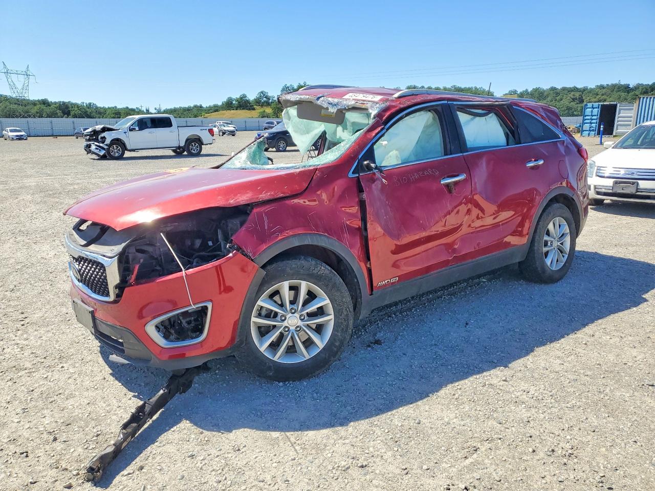 2017 Kia Sorento LX, VIN 5XYPGDA54HG199717 — Опрокидывание