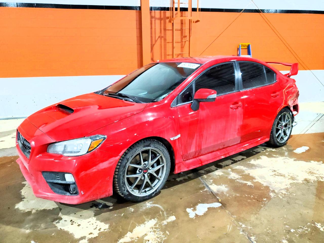 2015 Subaru WRX STI Limited, VIN JF1VA2U61F9807120 — Rear end