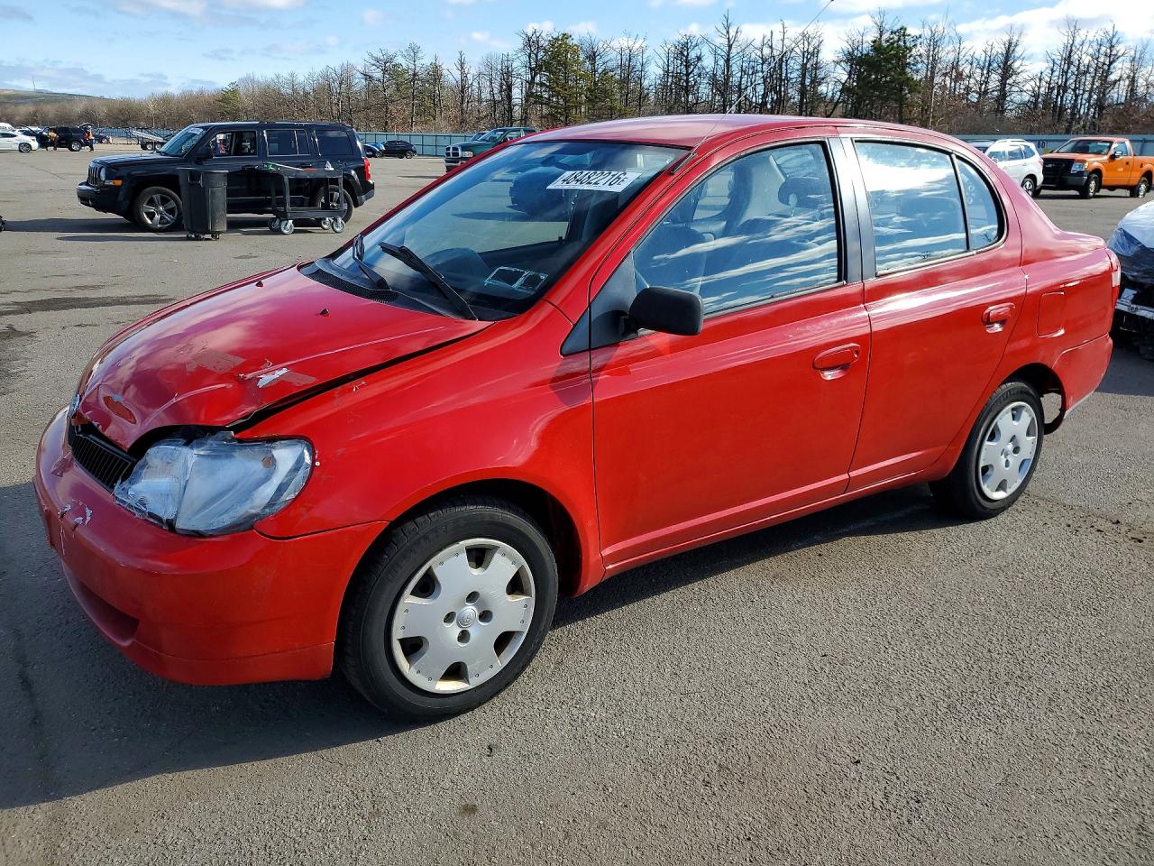 2002 Toyota ECHO, VIN JTDBT123220215105 — Front end