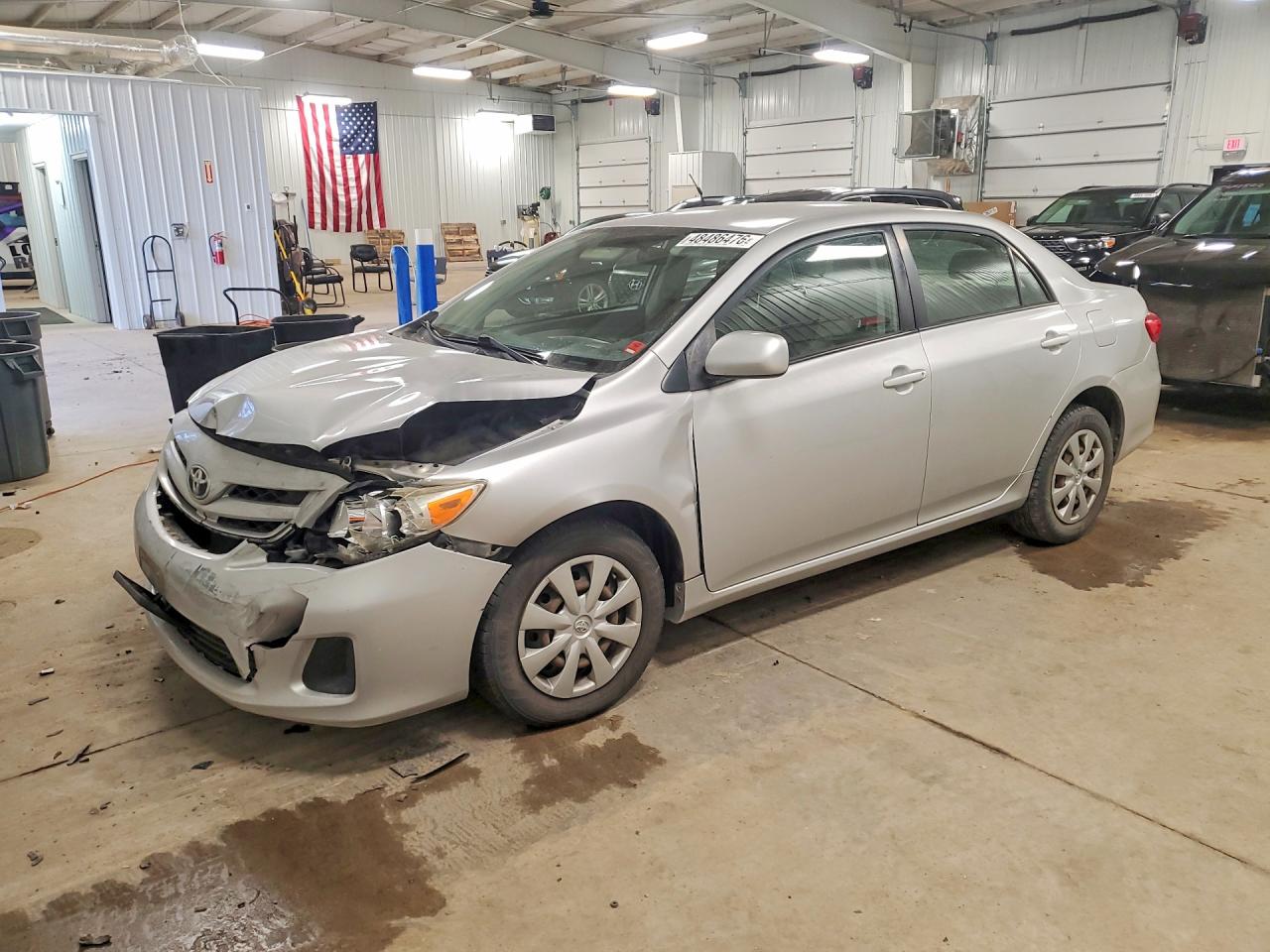 2011 Toyota Corolla LE, VIN JTDBU4EE2B9169640 — Front end
