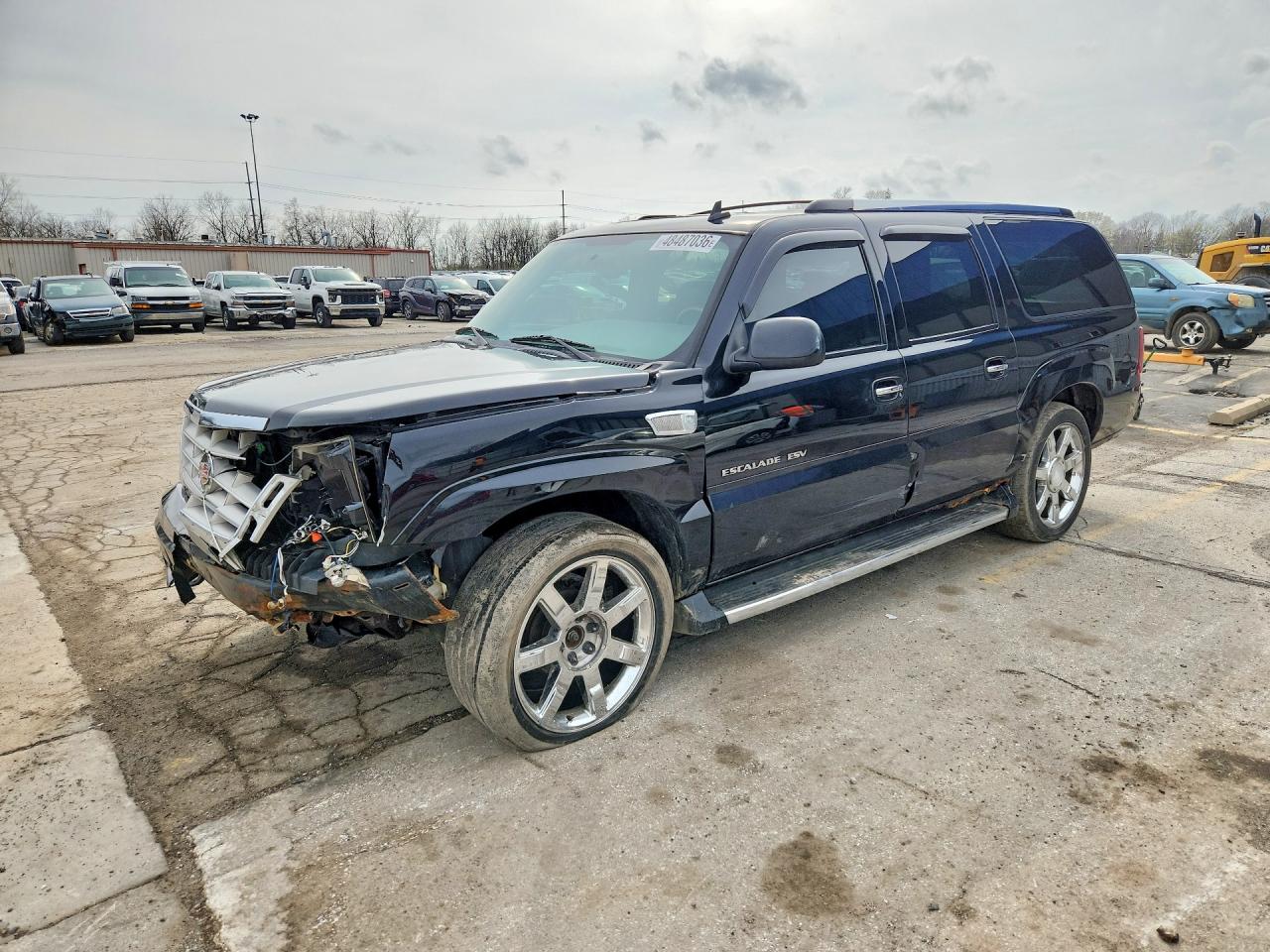 2006 Cadillac Escalade ESV, VIN 3GYFK66N96G212470 — Перед