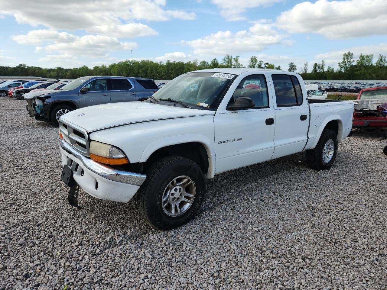 2001 Dodge Dakota Sport, VIN 1B7GG2ANX1S113430 — Перед