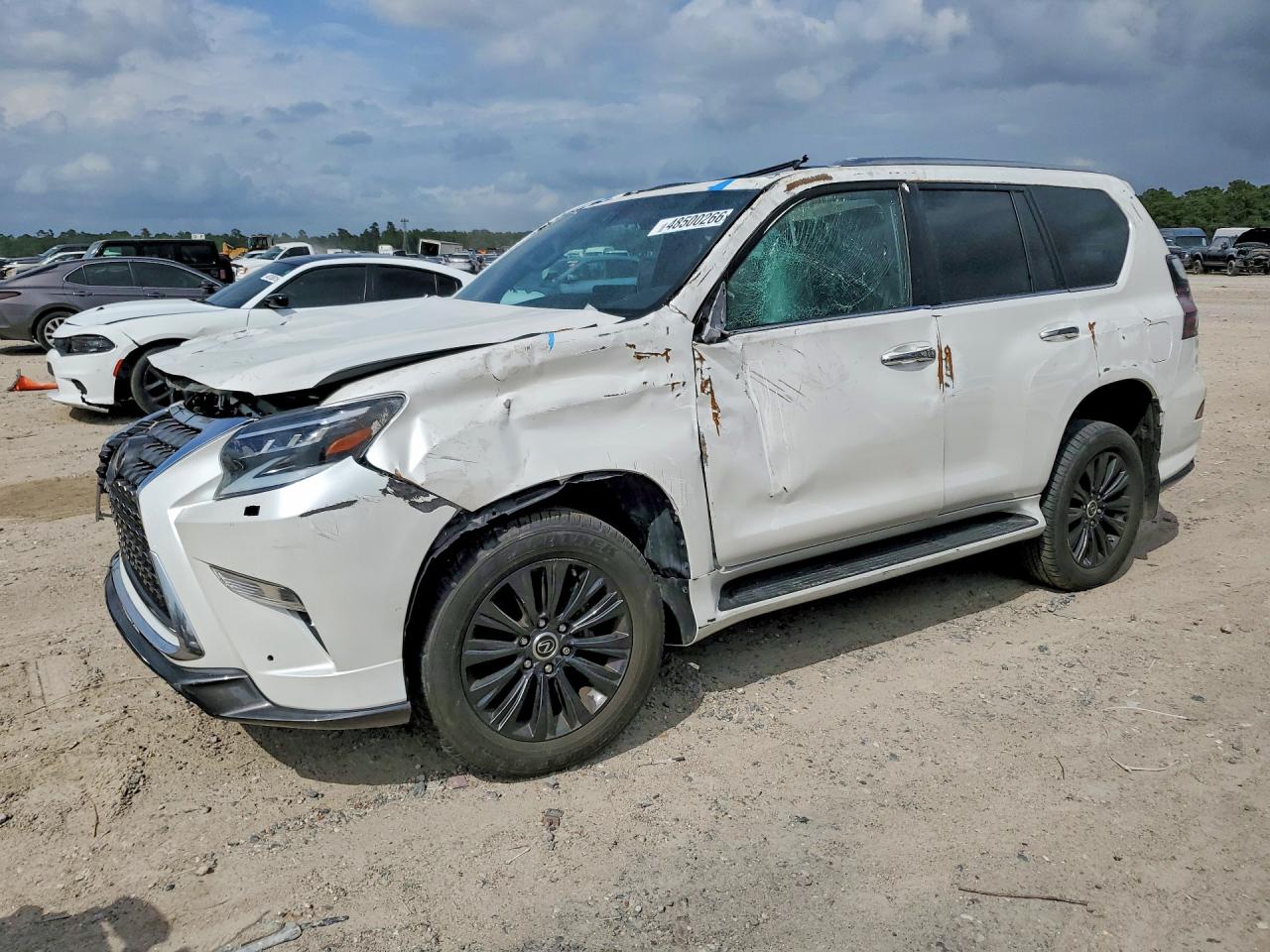 2023 Lexus GX 460 Premium, VIN JTJAM7BX2P5354379 — Опрокидывание