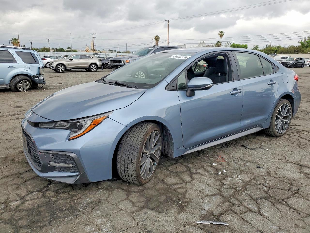 2021 Toyota Corolla SE, VIN JTDS4MCE6MJ072333 — Front end