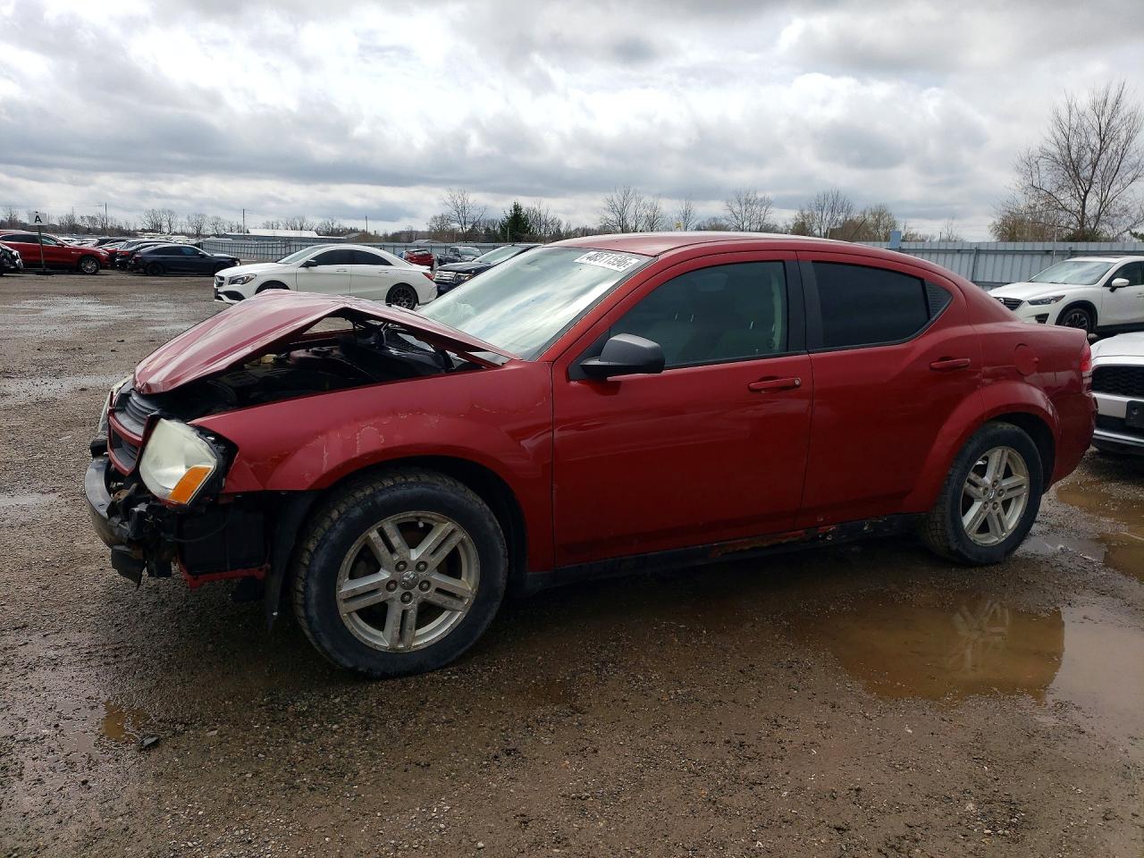 2008 Dodge Avenger SE, VIN 1B3LC46KX8N606748 — Перед
